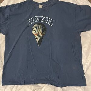 Eagles 2002 Blue Graphic North American Tour T-Shirt with Eagle Logo Men’s  L